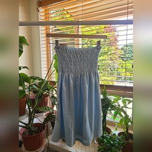 Moda babydoll swim cover-up